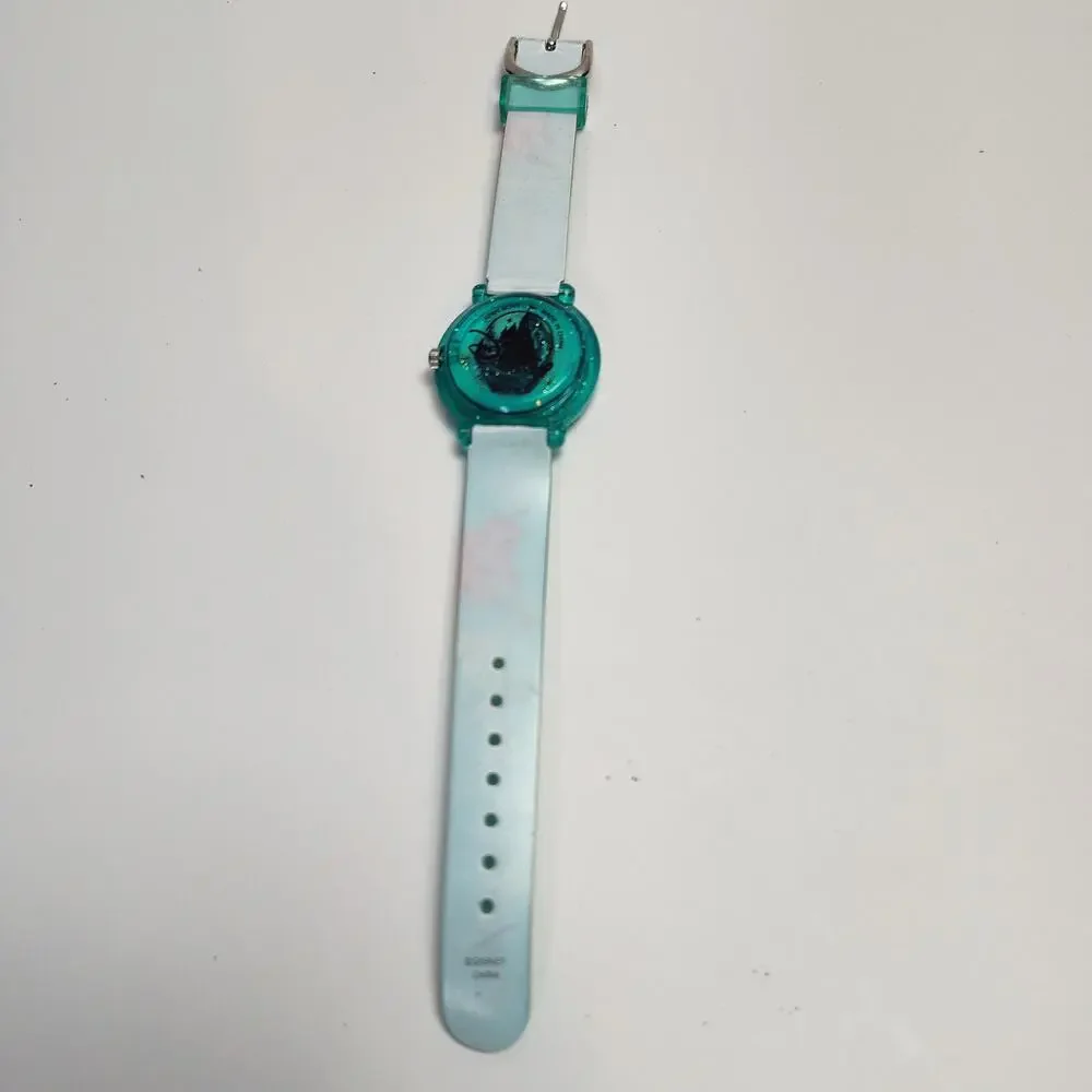 Disney Ariel Glitter Watch Teal Plastic Strap